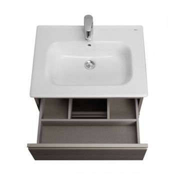 Тумба под раковину Roca The Gap 60 городской дуб 2 ящика A857397402 — фото 4, Тумбы под раковину