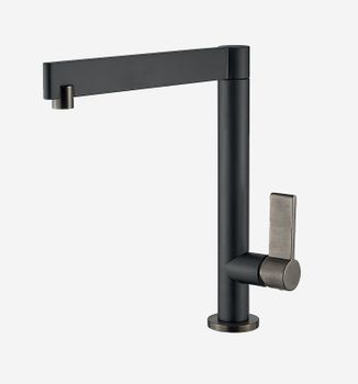 Смеситель для кухни Webert Spirit SO920302724, черный/антрацит — фото 1, Смесители для кухни