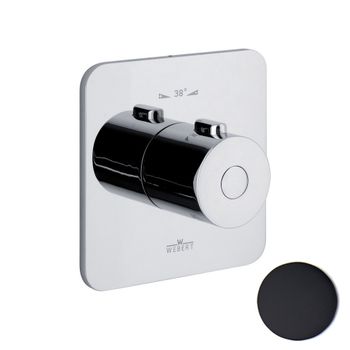 Смеситель для душа встраиваемый с термостатом Webert Living LV972101560, черный — фото 1, Смеситель для душа