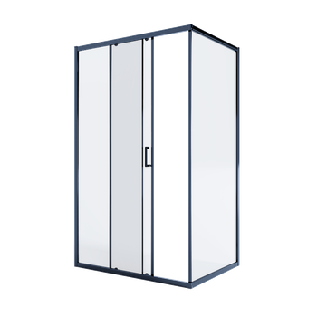 Душевой уголок ALEX BAITLER 1 серия AB14120B1 прозрачное стекло — фото 1, Душевые перегородки