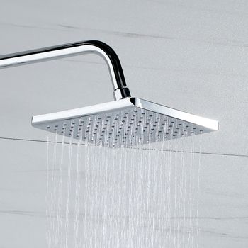 BOND Cube B06-9500 Душевая система с тропическим душем и смесителем с изливом — фото 10, Душевые системы