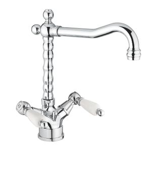 Смеситель для раковины Fiore COLONIALE 02CR0625, хром — фото 1, Смесители для раковины