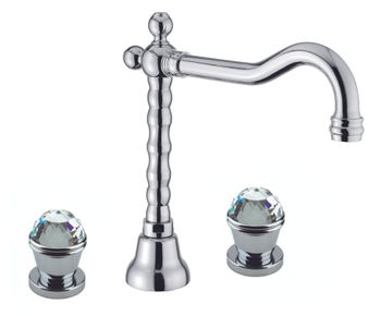 Смеситель для раковины Fiore XT SKY (SWAROVSKI®) 17CR0637, хром — фото 1, Смесители для раковины