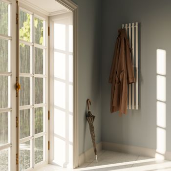 Полотенцесушитель электрический INARO ПРОФИЛЬНЫЙ 1500х240 правый, скр.монтаж, СНШ, белый матовый(RAL 9016), (Ferrum, 8 крючков), Маргроид Inaro-15024-1081-9016R — фото 2, Электрические полотенцесушители