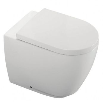 Унитаз HATRIA Fusion YXVD01 напольный слив универсальный цвет белый — фото 1, Напольные унитазы