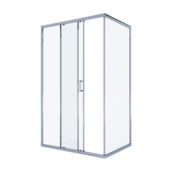 Душевой уголок ALEX BAITLER 1 серия AB14120X1 прозрачное стекло — фото 1, Душевые перегородки