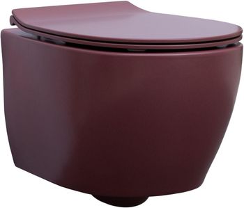Чаша подвесного унитаза Allen Brau Fantasy 4.11004.BD бордо — фото 21, Подвесные унитазы
