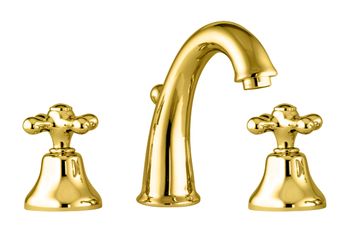 Смеситель для раковины Fiore MARGOT 26OO0628, золото — фото 1, Смесители для раковины