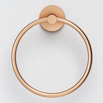 A85A34444 X-Joy, Кольцо для полотенец, роз. золото — фото 3, Полотенцедержатели