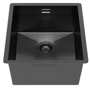 Кухонная мойка Reflexion Iseo RX2265BL оружейная сталь — фото 43, Кухонные мойки