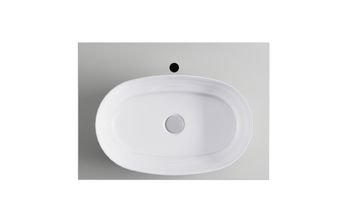 Тумба М-40 70см 1ящ NCS S 3502-y мат./волна, раковина Атрия бел гл, столешница Solid в цвете 4631177714702 — фото 5, Тумбы с раковиной