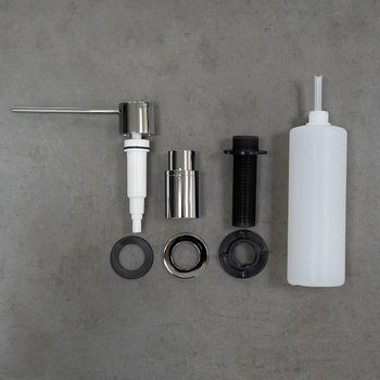 Expert Дозатор для жидких моющих средств, врезной, хром, LM, LM8203SC — фото 3, Дозаторы для кухонных моек