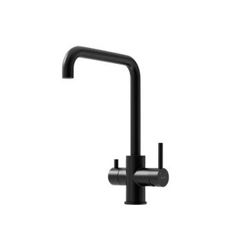 Смеситель для кухни SANCOS Vela с возможностью подключения фильтра для воды, цвет черный матовый, арт. SC4013MB — фото 1, Смесители для кухни