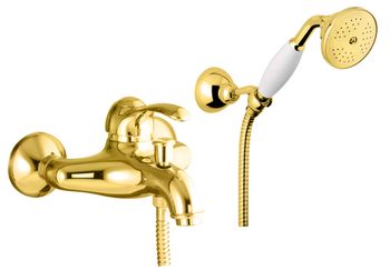 Смеситель для ванны Fiore JAFAR 47OO5104, золото — фото 1, Смеситель для ванны