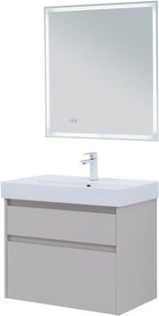 Тумба с раковиной Aquanet Nova Lite 2.0 75 2 ящ. цв. бежевый 00348192 — фото 5, Тумбы с раковиной