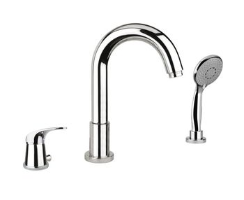 Смеситель на борт ванны Fiore MAX 32CR1455, хром — фото 1, Смесители на борт ванны