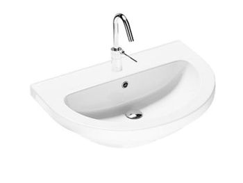 Раковина HATRIA ERIKA PRO YXJD01 подвесная с одним отверстием с переливом цвет белый — фото 1, Раковины