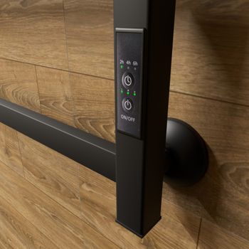 Товар: Полотенцесушитель электрический ВИД 81-10 ПРОФИЛЬНЫЙ с полкой 600х500, скр.монтаж, СНШ, черный матовый(RAL 9005), (Ferrum, равномерные перкаладины), Маргроид 8110p-6050-1083-9005R - фото 4 Полотенцесушитель электрический ВИД 81-10 ПРОФИЛЬНЫЙ с полкой 600х500, скр.монтаж, СНШ, черный матовый(RAL 9005), (Ferrum, равномерные перкаладины), Маргроид 8110p-6050-1083-9005R — фото 4, Электрические полотенцесушители