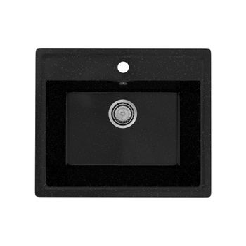 Товар: Кухонная мойка Maretti KT565-BL, черный - фото 1 Кухонная мойка Maretti KT565-BL, черный — фото 1, Кухонные мойки