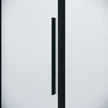 Дверь в нишу Niagara Nova a NG-84-L11CHB (110х195) черный матовый,раздвижная влево,стекло шиншилла,1 место — фото 10, Душевые двери в нишу