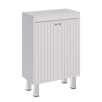 Шкаф Lemark ROMANCE 60 см подвесной/напольный, с откидной корзиной для белья, цвет корпуса, фасада: LM07R35N-SH — фото 1, Шкафы для ванной