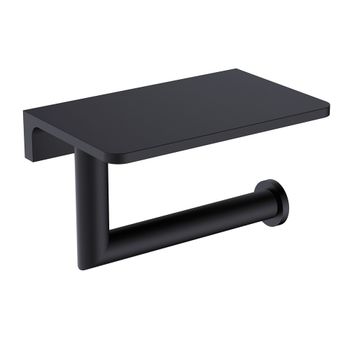 Товар: AQM7209MB Trento Держатель туалетной бумаги с полкой, черный матовый - фото 1 AQM7209MB Trento Держатель туалетной бумаги с полкой, черный матовый — фото 1, Держатели туалетной бумаги