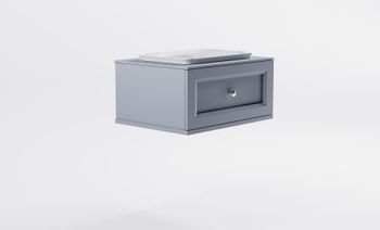 Товар: Тумба Классик 70см 1ящ NCS S 3005-R80B мат., раковина Ретро бел глянц, столешница Solid в цвете 4631177715433 - фото 3 Тумба Классик 70см 1ящ NCS S 3005-R80B мат., раковина Ретро бел глянц, столешница Solid в цвете 4631177715433 — фото 3, Тумбы с раковиной