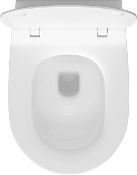 Унитаз подвесной КЕРАМИН БАРИ МЛ Slim Soft Close безободковый, сиденье дюропласт с микролифтом CDB00022778 (4810531133575) — фото 2, Подвесные унитазы