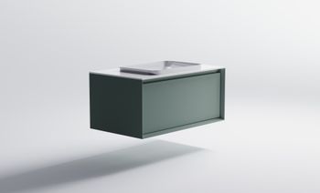 Товар: Тумба Фрейм 90 с 1ящ NCS S 3005-b80g мат.с раковиной Антарес бел гл. и столешницей Solid бел гл. 4631177713866 - фото 4 Тумба Фрейм 90 с 1ящ NCS S 3005-b80g мат.с раковиной Антарес бел гл. и столешницей Solid бел гл. 4631177713866 — фото 4, Тумбы с раковиной