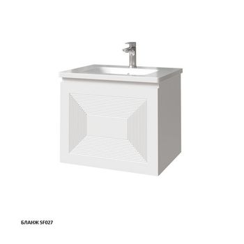 МОДО Кварта тумба 60 с интегрированной ручкой 35711-SF027 — фото 1, Комоды и тумбы для ванной комнаты