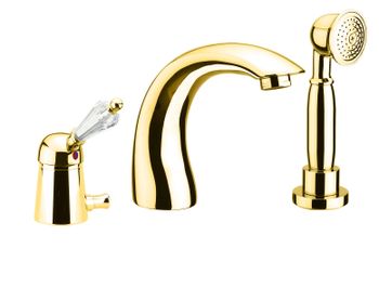 Смеситель на борт ванны Fiore IMPERIAL-SKY (SWAROVSKI®) 82OO5105, золото — фото 1, Смесители на борт ванны