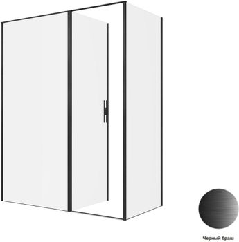 Душевой уголок Allen Brau Priority 160x80 3.31039.BBA + 3.31042.BBA черный браш 3.31039.BBA + 3.31042.BBA — фото 4, Душевые кабины и ограждения