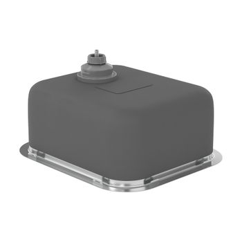 Кухонная мойка Reflexion Iseo RX2265BL оружейная сталь — фото 362, Кухонные мойки