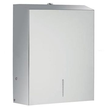 Диспенсер для салфеток COLOMBO DESIGN CONTRACT B9960N.IL настенный цвет полированная нержавеющая сталь — фото 1, Диспенсеры бумажных полотенец