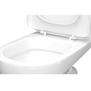 Унитаз-компакт КЕРАМИН ТОЛЕДО Slim МСМЛ Soft Close PP двухрежимный, сиденье тонкое полипропилен с микролифтом CDB00029609 (4810531150893) — фото 3, Напольные унитазы