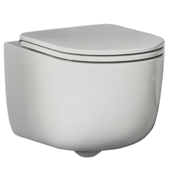 Унитаз HATRIA FUTURA A0Y9BA25 подвесной безободковый слив Vortex цвет белый матовый — фото 1, Подвесные унитазы