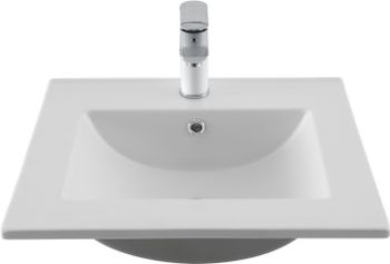 Раковина Aquanet Flat 50 белая матовая 00330428 — фото 1, Раковины