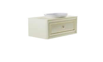 Товар: Тумба Шарм 90см 1ящ RAL1013 мат., раковина Шарм бел гл, столешница Solid в цвете 4631177715099 - фото 3 Тумба Шарм 90см 1ящ RAL1013 мат., раковина Шарм бел гл, столешница Solid в цвете 4631177715099 — фото 3, Тумбы с раковиной