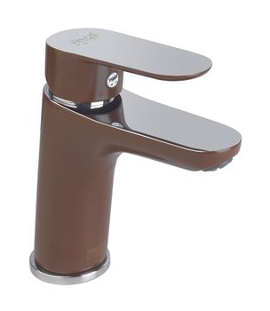 Смеситель для раковины Fiore KEVON CHIC 81MX8123, хром/коричневый — фото 1, Смесители для раковины