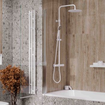 Шторка на ванну стеклянная Reflexion RX15070CCR-24 — фото 3, Шторки на ванну