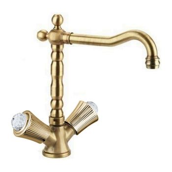 Смеситель для кухни Fiore VENERE SKY (SWAROVSKI®) 13ZZ0625, бронза — фото 1, Смесители для кухни