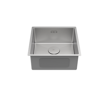 Кухонная мойка Lemark OLANGA 440 прямоугольная из нержавеющей стали, цвет Сталь,в комплекте: крепеж, 9937121 — фото 1, Кухонные мойки