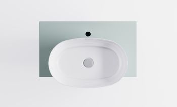 Тумба М-40 Slim 70см 1ящ NCS S 3005-B80G мат./волна, раковина Атрия бел гл, столешница Solid в цвете 4631177715907 — фото 3, Тумбы с раковиной