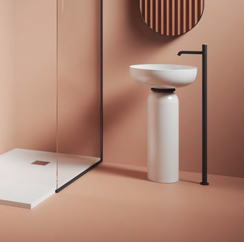 Кольцо для пьедестала Artceram Jolie цвет черный матовый ACA073 17 — фото 1, Раковины