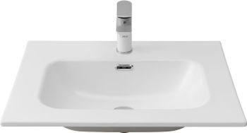 Раковина Aquanet Flat 60 белая матовая 00330429 — фото 1, Раковины