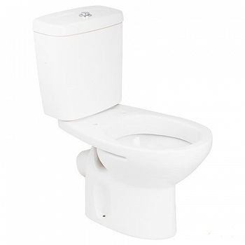 MITOS Унитаз-компакт, косой выпуск, 2-х режимная арматура, ROCA 734Q39A000 — фото 2, Унитазы