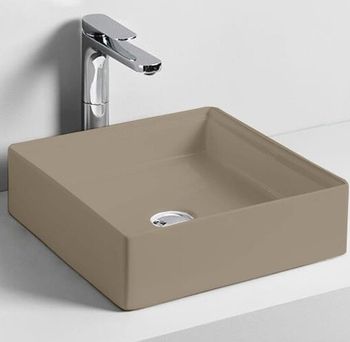 Раковина Artceram Scalino накладная без отверстий цвет cream SCL001 22 00 — фото 1, Раковины накладные