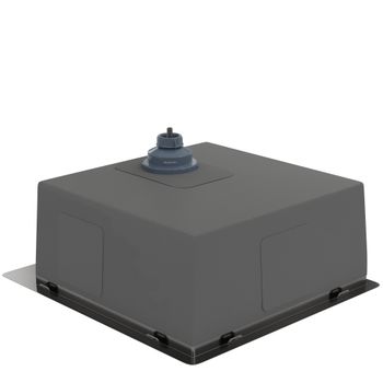 Кухонная мойка Reflexion Iseo RX2265BL оружейная сталь — фото 235, Кухонные мойки