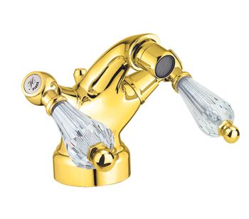 Смеситель для биде Fiore GIOIELLI (SWAROVSKI®) 08OO0632, золото — фото 1, Смесители для биде