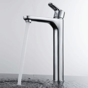 Смеситель для раковины D&K Rhein DA1392001, хром — фото 1, Смесители для раковины